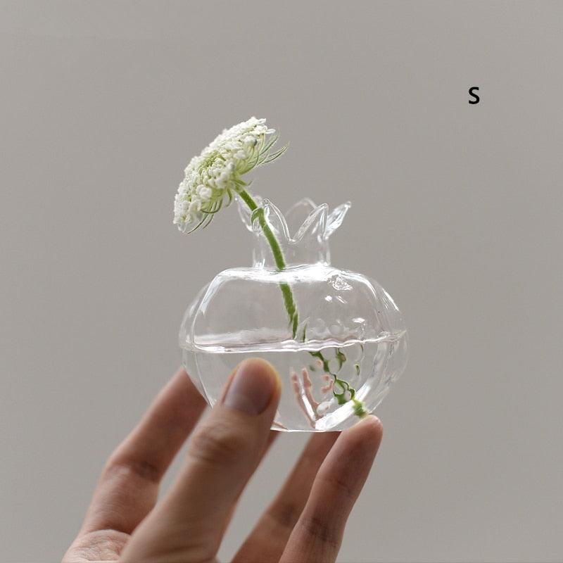 Pomegranate Glass Hydroponic Growth Vessel